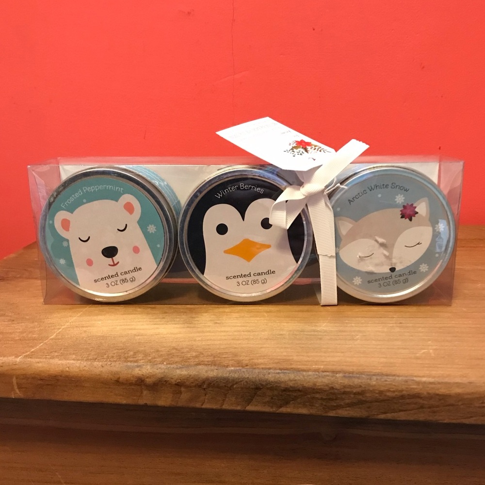 Set of 3 Scented Candles